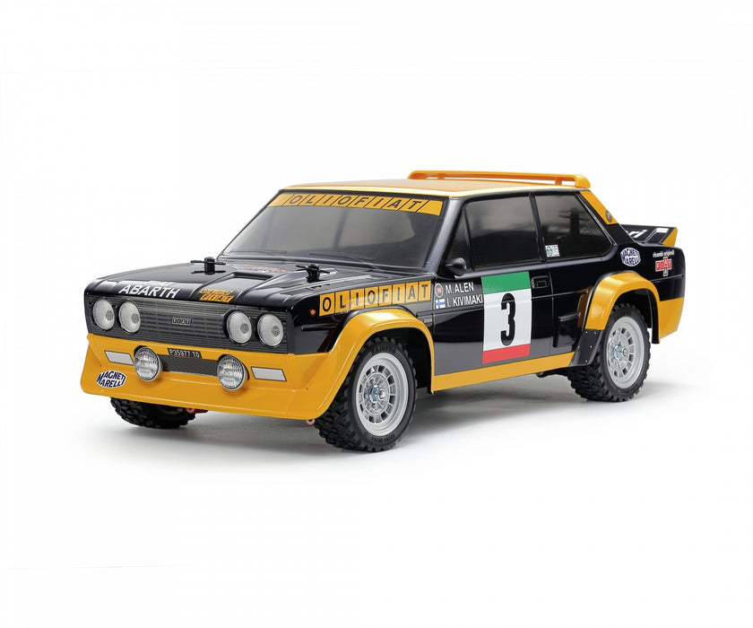 Tamiya Fiat 131 Abarth Rally Olio Fiat 1/10 M-Chassis MF-01X - 58723A (ohne ESC)