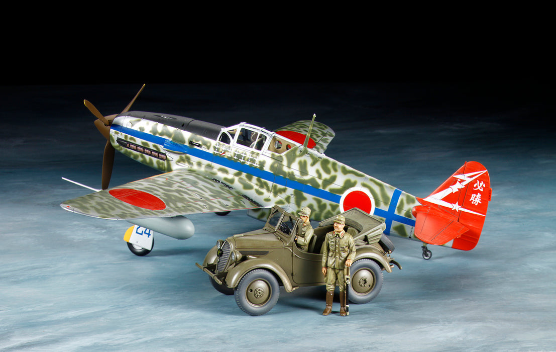 Tamiya Kawasaki Ki-61-Id Hien + 4x4 Light Veh. Kurogane