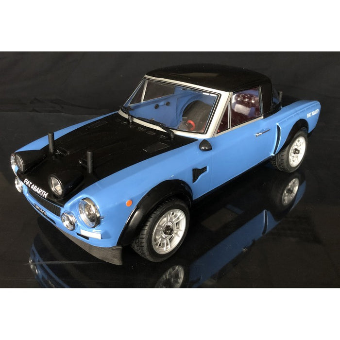 Rally Legends 124 Abarth Rally Blue / Black - 1:10 RTR