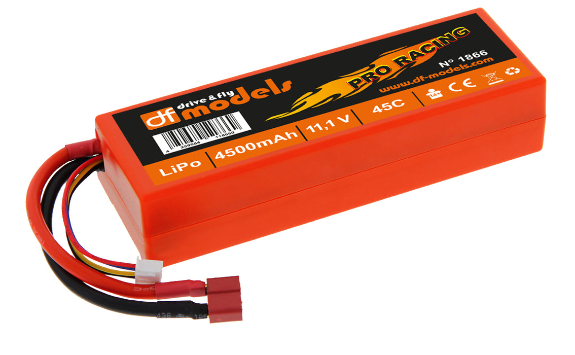 DF-Models Lipo battery 3S - 11.1 Volt - 4500mAh 45C