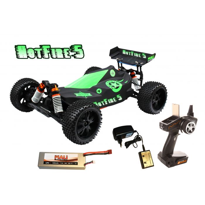 DF-Models Hotfire 5 Buggy,1:10 Brushl RTR-waterproof