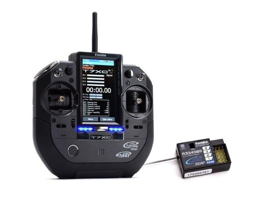 Futaba 7XC transmitter with stick 2.4Ghz T-FHSS / SR + R334SBS receiver