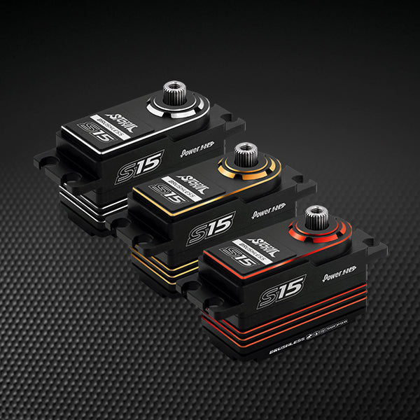 Power HD S15 Servo HV (0.050s/16.5kg/8.4V) Low Profile - Black/Gold