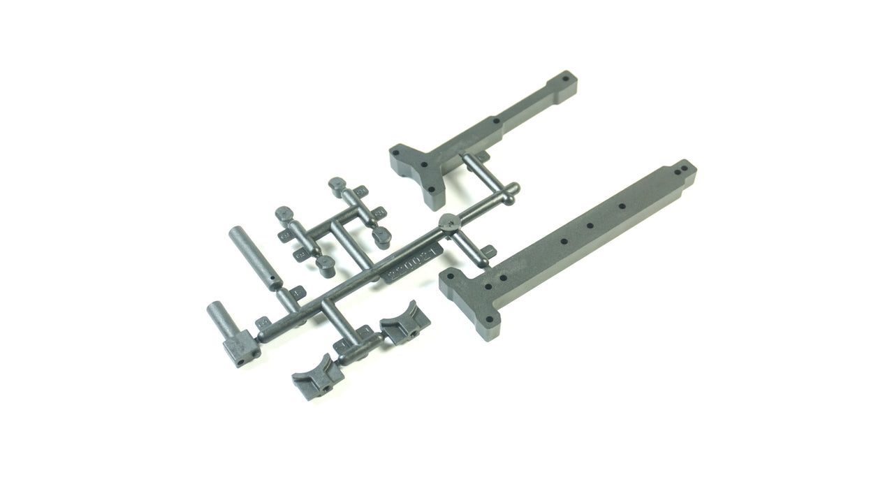 SWORKz 1/10 S14-3 Plastic Center Chassis T-Brace Set in Pro-composite Hard Material (1) SW220021H