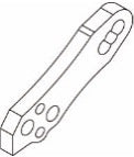 Axon TC10/3 REAR DAMPER STAY 3HOLE (2) 3A-004-001