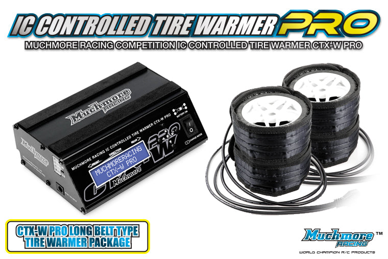 MUCHMORE IC Controlled Tire Warmer Pro Long Belt Type for 1/10 Off-Road, 1/8 GT (1) MM-CTXWPRL