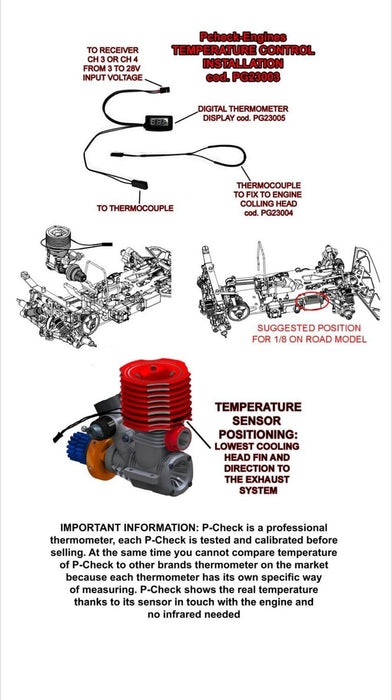 Pepe Group PG "Pcheck" Engine Temperature control Set (1) - PG23003