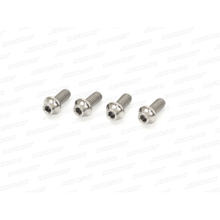 Infinity M2.5X6MM TITANIUM UFO HEAD SCREW (4) B012506UT