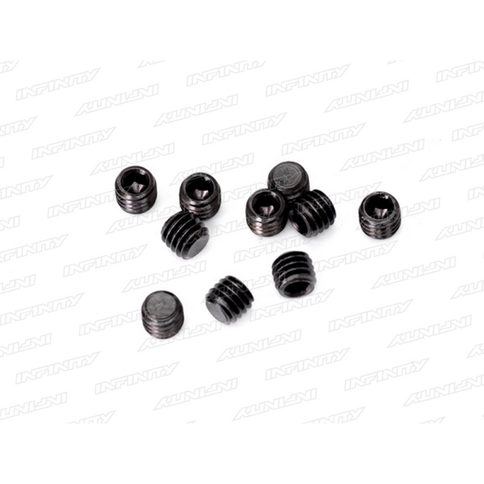 Infinity M3X2.5MM SET SCREW - FLAT POINT (10) B043025F