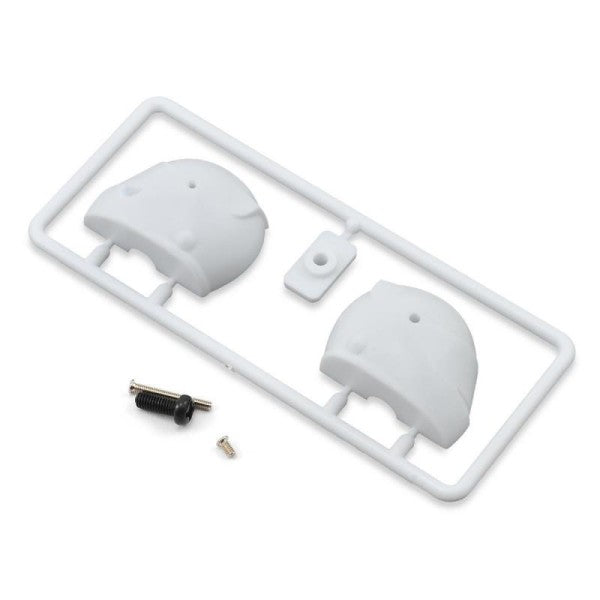 Bittydesign White plastic Helmet for 1/10 F1 body shell [Universal], Type RX BDF1-HLM-RX