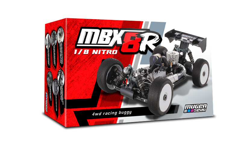 Mugen Seiki MBX-8 "R" NITRO 1/8 4WD Off-Road Nitro Buggy Kit - E2027