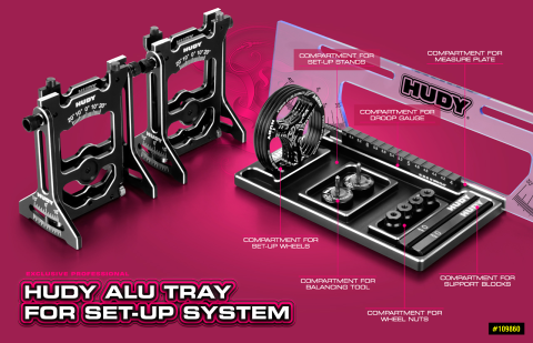 Hudy Aluminium Tray for Setup Station - H109860