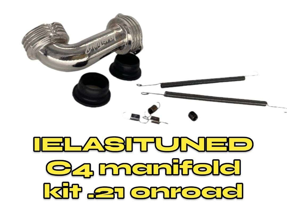 Ielasi IELASITUNED MANIFOLD .21 R C4 ONROAD (1) - IT-21RC4