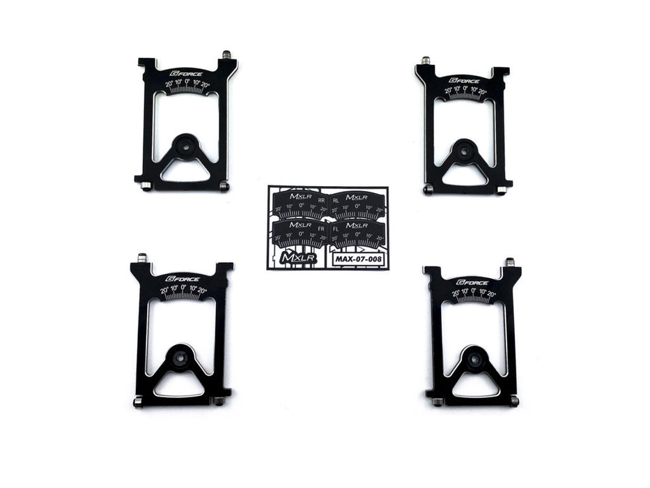 MXLR Setup System Caster correction (for HUDY 1/10 TC Alloy System) - MAX-07-007