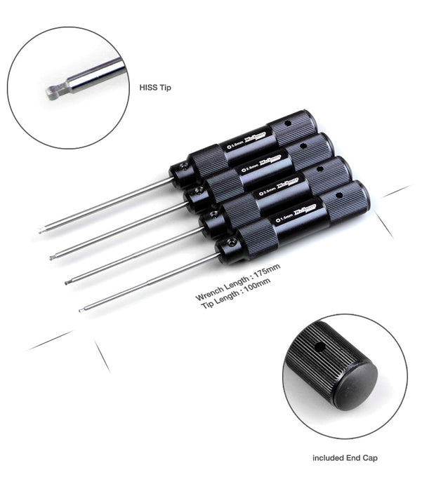 MUCHMORE HISS Tip Ball Type Allen Wrench 2.0x100mm (1) MR-HAW20BP