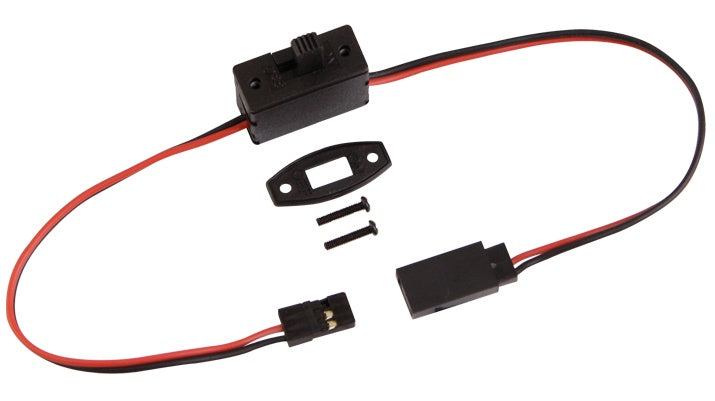 MUCHMORE Reciever Switch Harness (JR/Futaba/Airtronics/KO) (1) MR-RSA