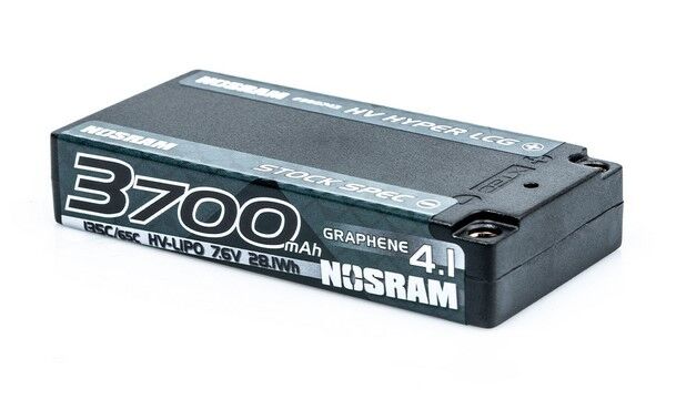 Nosram Graphene-4.1 3700mAh 7.6V 135C/65C HV Hyper LCG Stock Spec Shorty LiPo Akku - 155g - 999743