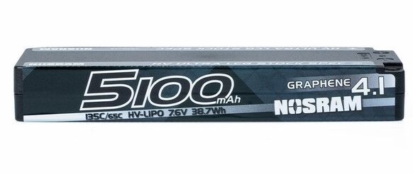 Nosram Graphene-4.1 5100mAh 7.6V 135C/65C HV Ultra LCG Stock Spec LiPo Akku - 248g - 999746