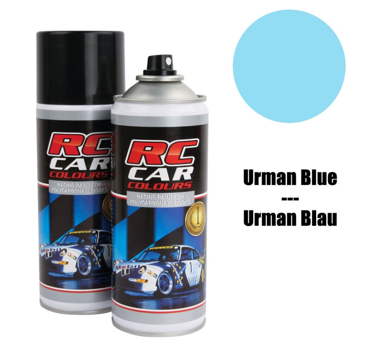 RC Car Colors URMAN BLUE 148 Lexan Color Spray 150ml - PRC00148