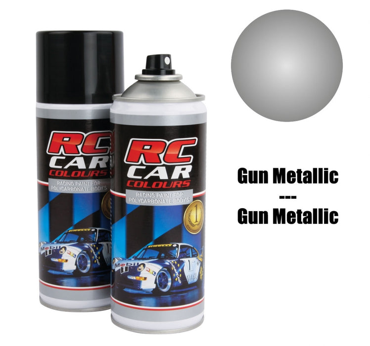 RC Car Colors GUN METALIC 149 Lexan Color Spray 150ml - PRC00149