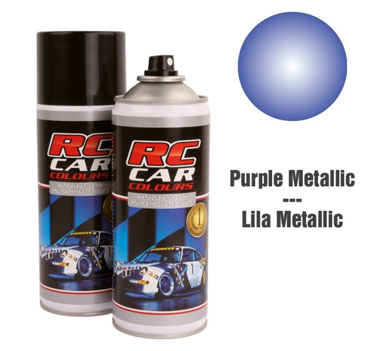 RC Car Colours METALIC Purple 930 Lexan Colour Spray 150ml -  PRC00930