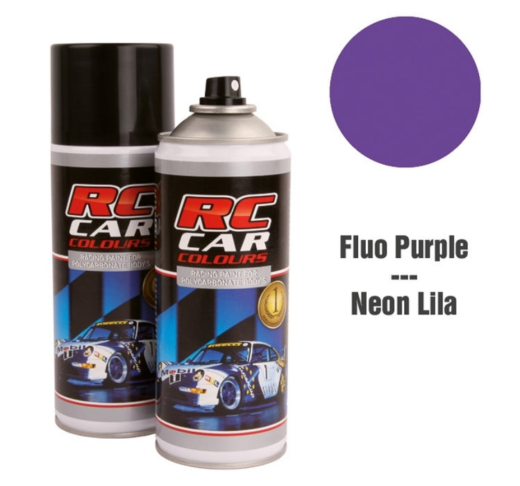 RC Car Colours FLUO PURPLE 013 Lexan Colour Spray 150ml -  PRC01013