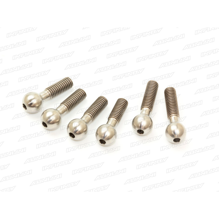 Infinity BALL SCREW 8.5MM SET - TITANIUM (6) R0200ST