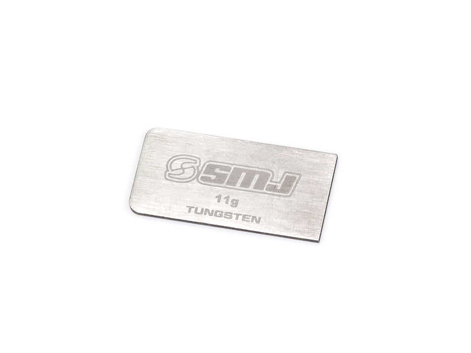 SMJ THIN TYPE TUNGSTEN WEIGHT PLATE 11g (33×16.7×1.0mm) - SMJ3521