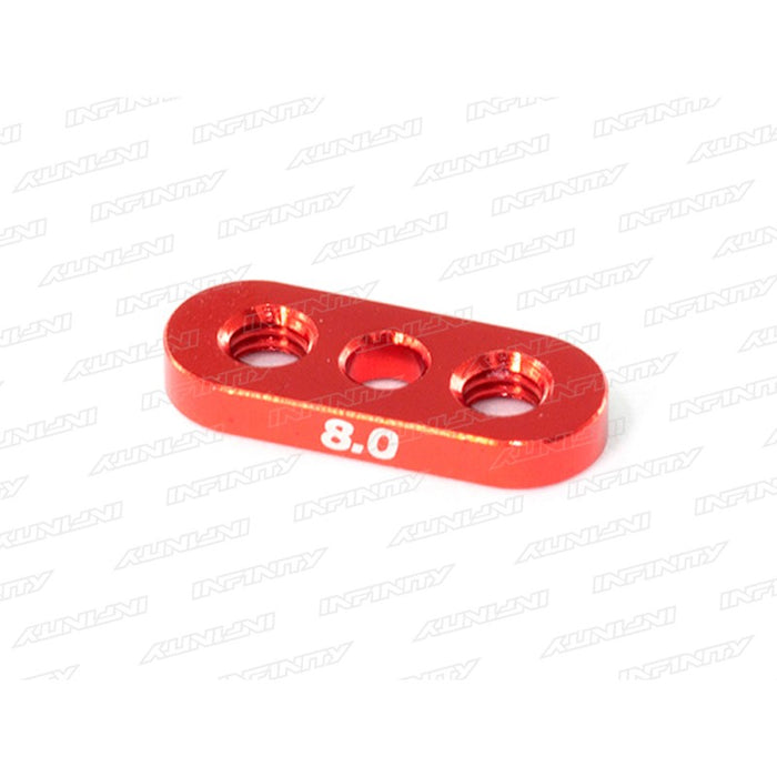 Infinity ALUMINUM STEERING PLATE 8.0MM (1) T185-8.0