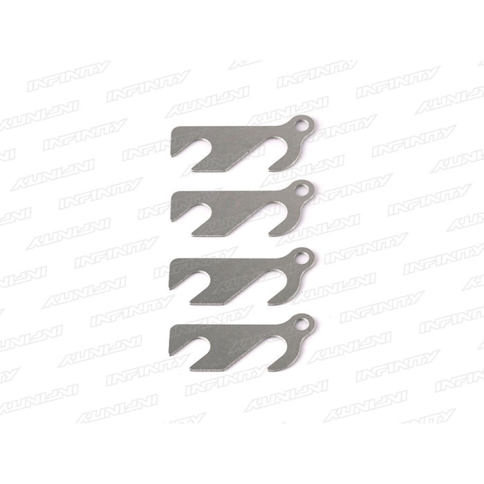 Infinity LOWER SUSPENSION HOLDER SPACERS 0.2MM (4) T201-0.2