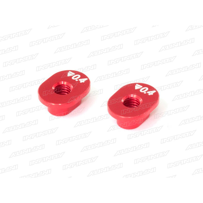 Infinity ALUMINUM SHOCK MOUNT BUSHING 0.4MM (2) T222-0.4