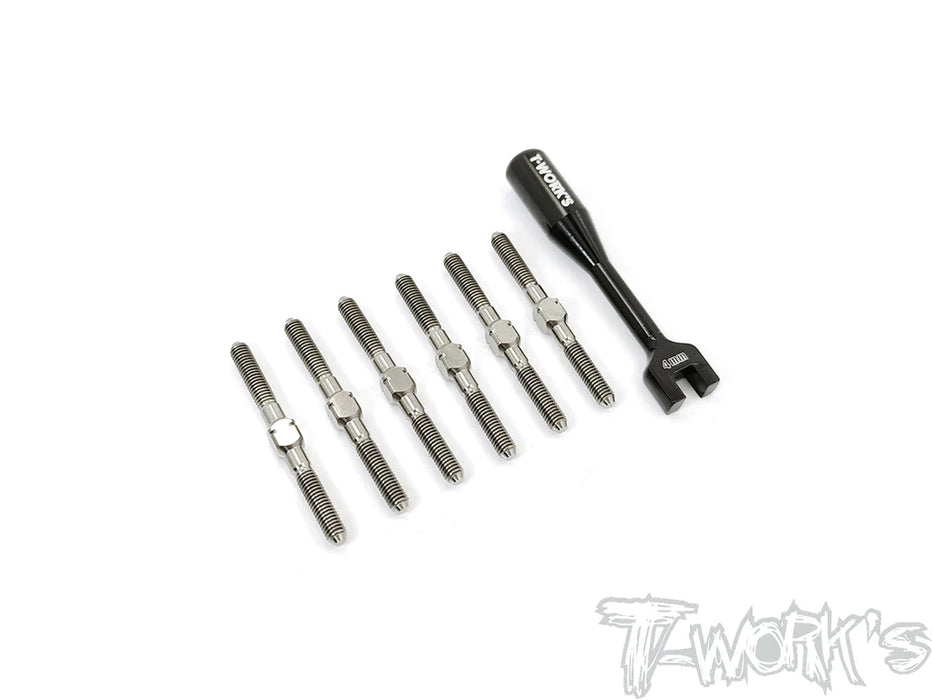 T-Works TB-205 64 Titanium Turnbuckle Set for SWORKZ S12-2