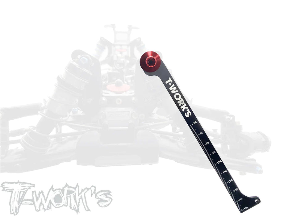 T-Works TT-035-L Shock Stroke and Rebound Gauge 60-150mm - for 1/8 Buggy