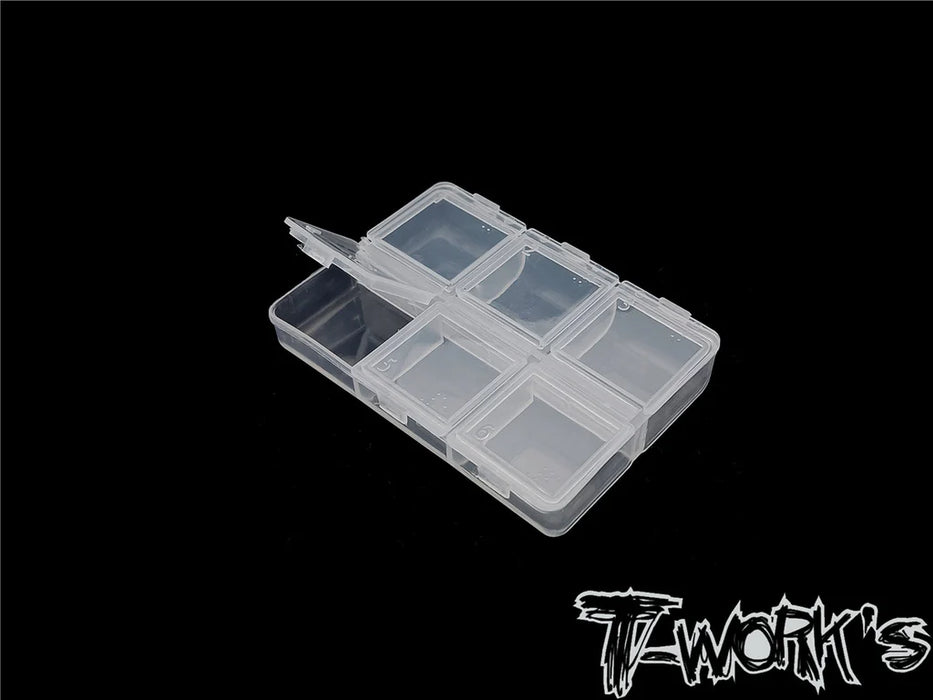 T-Works TT-047 6 Case Hardware Storage Boxes 8.2x6x1.8cm (2)