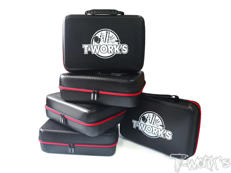 T-Works TT-075-C Compact Hard Case Parts Bag L (1) 33x23x10cm