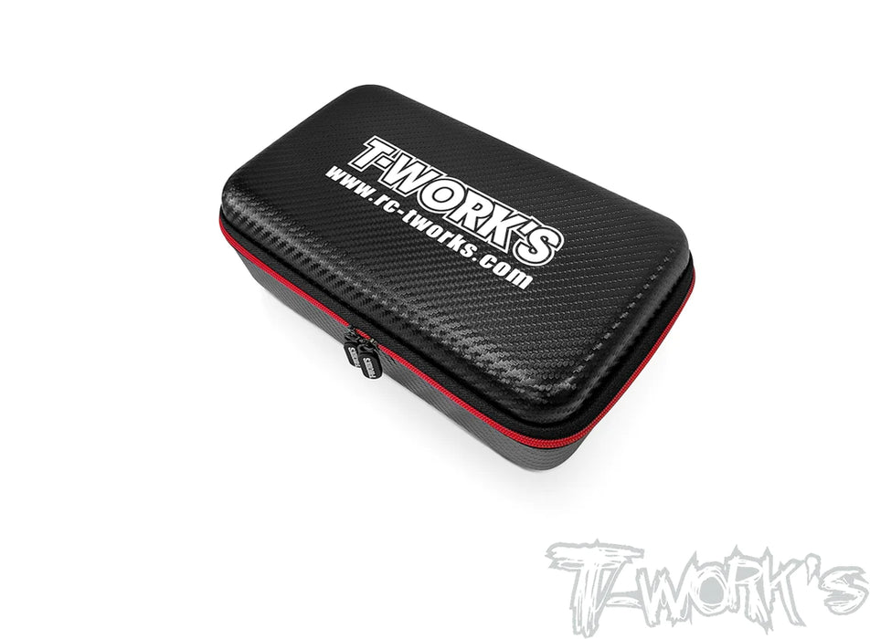 T-Works TT-075-K Compact Hard Case Parts Bag M (1) - 25*15*8cm