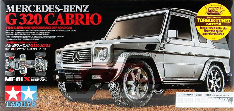 Tamiya 1/10 Mercedes-Benz G320 Cabriolet (painted) MF-01X - 58635