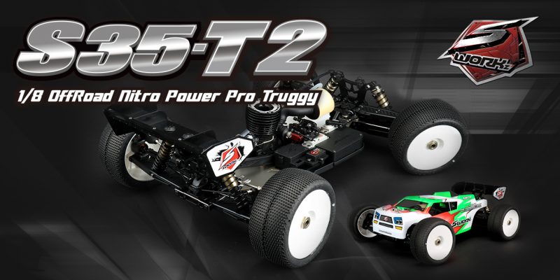 Sworkz S35-T2 1/8 Nitro 4WD Truggy Off-Road Competition Chassis Kit - SW910039