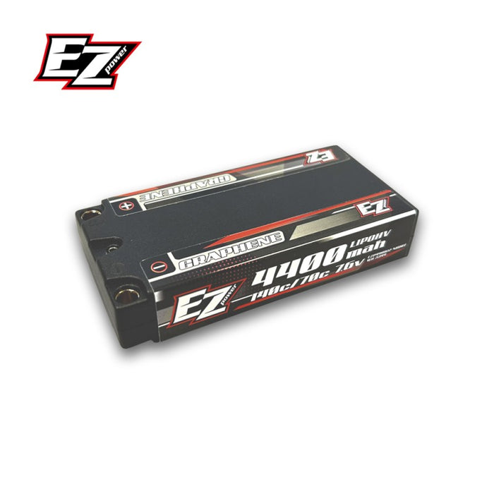 EZ POWER LIPO SHORTY 4400MAH LCG 7,6V 2S 140/70C HV GRAPHENE - 5MM