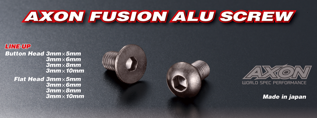 Axon Fusion Aluminium Screw - Button Head 3x8mm (10)