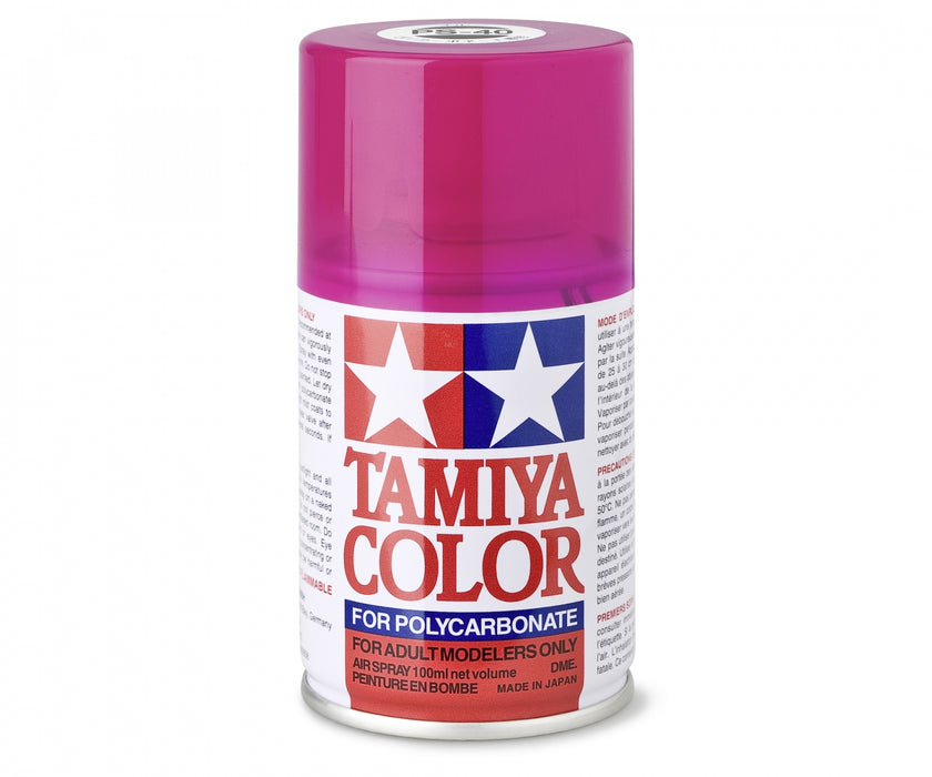 Tamiya Lexan Spray (1) - PS-40 Translucent Pink