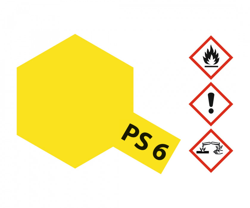 Tamiya Lexan Spray (1) - PS-6 Yellow