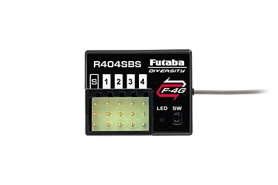 Futaba 10PX transmitter + R404SBS receiver (telemetry) - with antenna