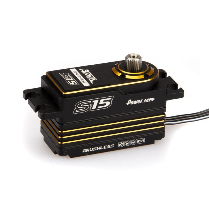 Power HD S15 Servo HV (0.050s/16.5kg/8.4V) Low Profile - Black/Gold