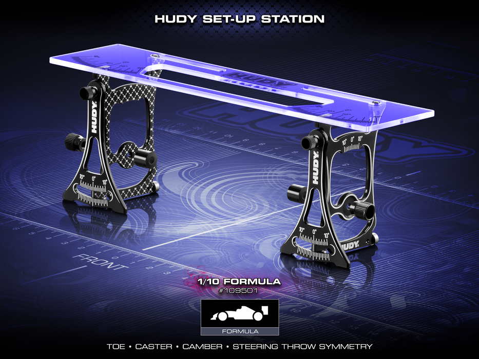 Hudy Setup Station for 1/10 Formula - H109501