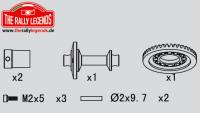 Rally Legends Solid Axle for ball diff