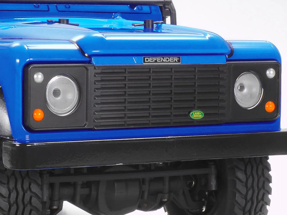 Tamiya Land Rover 90 Defender L Blue (painted) CC-02 - 47478A (excluding ESC)