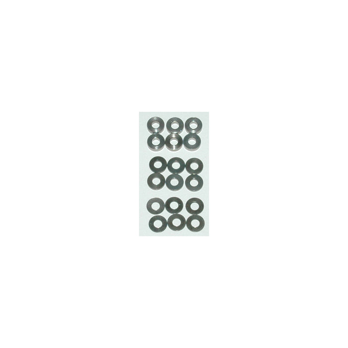 Schumacher SPEED PACK ALLOY SPACERS - M3X7MM 0.5;1;2MM (18) - U3131