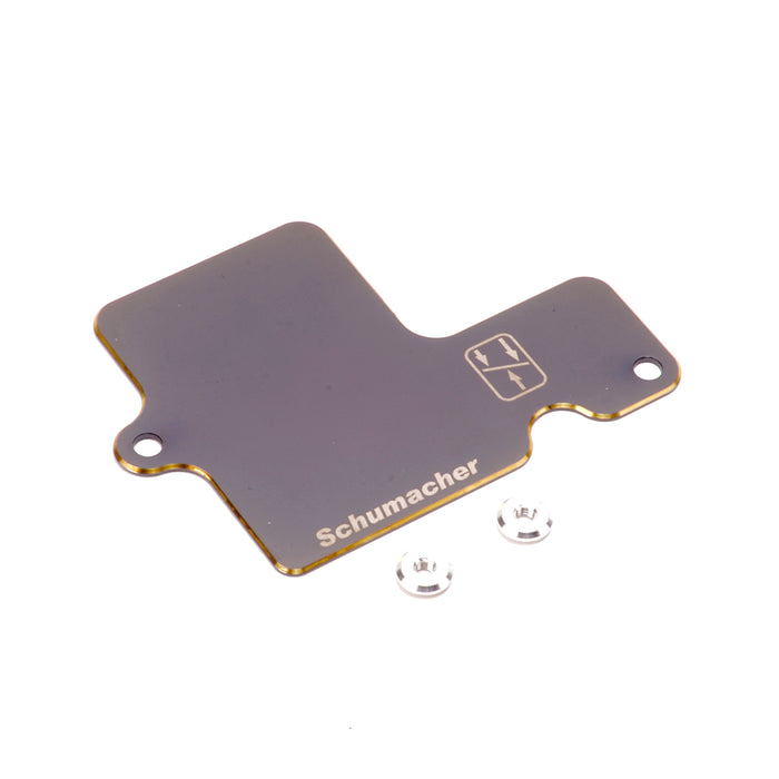 Schumacher BRASS ESC TRAY (1) - U8387