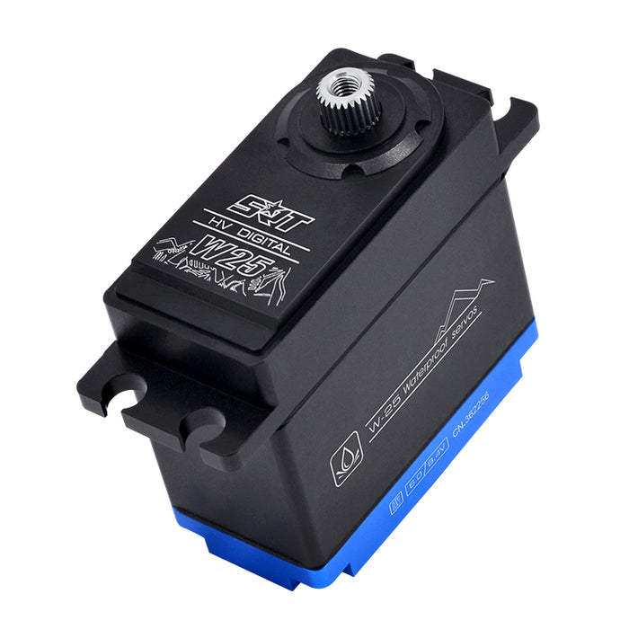 SRT Servo W25 1/10 & 1/8 Offroad HV WATERPROOF (0.14s/7.4V/25kg) Digital